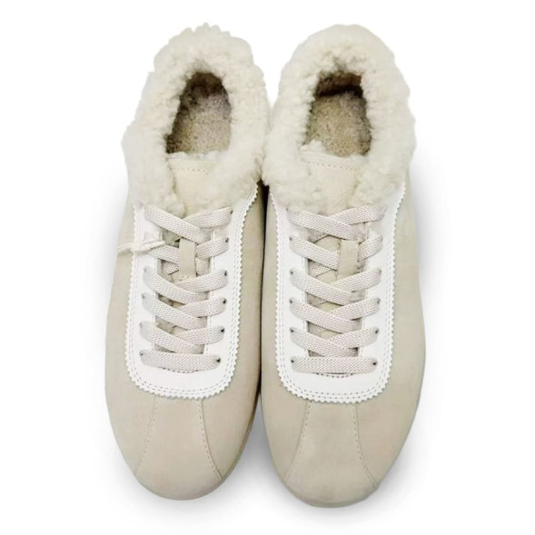 Женские зимние кроссовки Brunello Cucinelli Sneakers Winter Beige