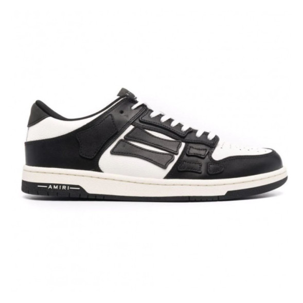 Унисекс кроссовки Amiri Skel Top Low Black White