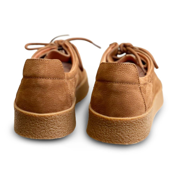 Женские лоферы The Row Leather Loafers Brown