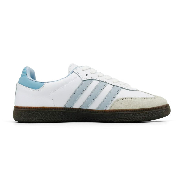 Женские кеды Adidas Samba OG Core White/Blue