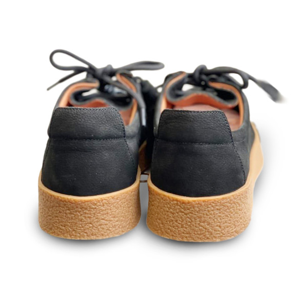 Женские лоферы The Row Leather Loafers Black