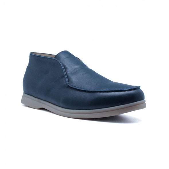 Мужские ботинки Loro Piana Open Walk Argo Blue Melange Leather