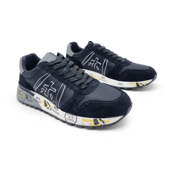 Унисекс кроссовки Premiata 483 Textile/Suede Black