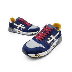 Premiata 483 Textile/Suede Navy/White