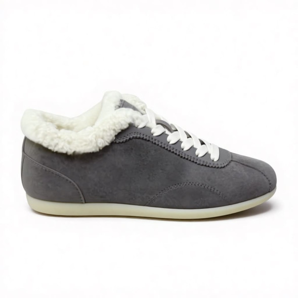Женские зимние кроссовки Brunello Cucinelli Sneakers Winter Grey