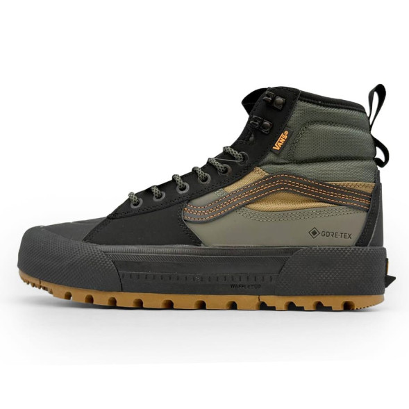 Мужские кеды Vans SK8 Hi Gore-Tex Mte-3 Olive Beige Black