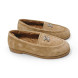 Женские зимние слипоны Chanel Winter Slipon Beige