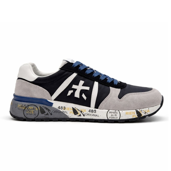 Унисекс кроссовки Premiata 483 Textile/Suede White/Black