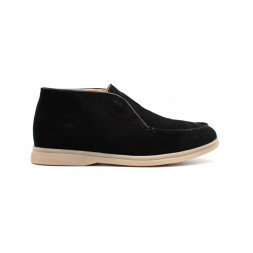 Loro Piana Open Walk Black Suede