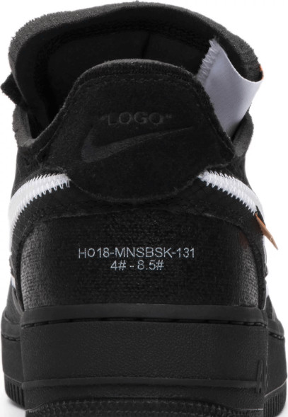 Унисекс кроссовки Nike Off-White x Air Force 1 Low 'Black'