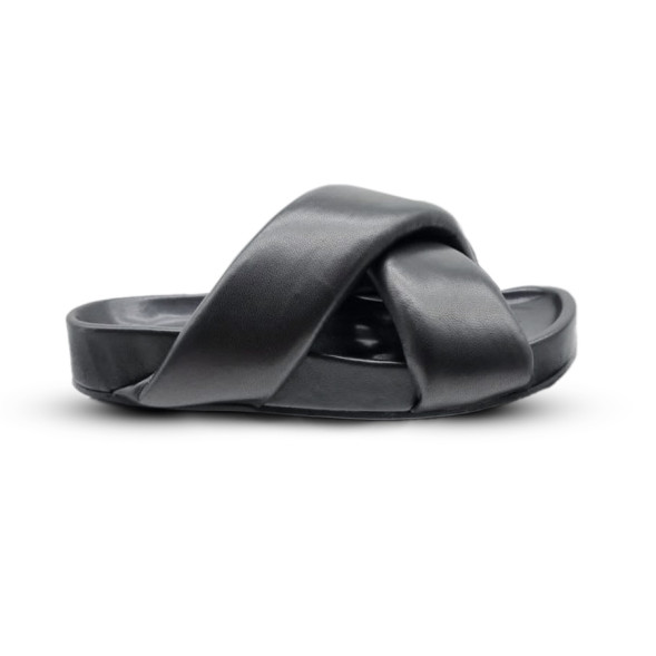 Женские шлепки JW Anderson Flip-flops Leather Black