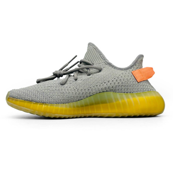Мужские кроссовки Adidas Yeežy Boost 350 V2 Grey/Orange