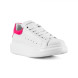 Женские кроссовки Alexander McQueen Luxe Fuchsia Patent