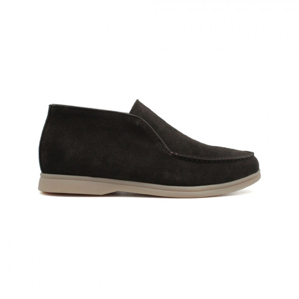 Мужские ботинки Loro Piana Open Walk Chocolate Suede