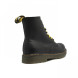 Женские ботинки с мехом Dr. Martens Black