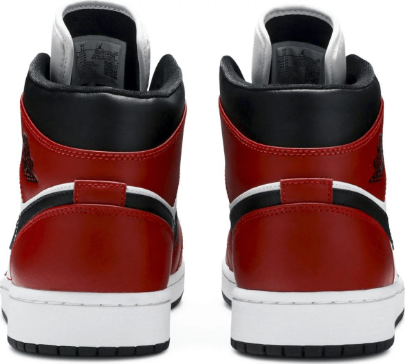 Унисекс кроссовки Nike Air Jordan 1 Mid 'Chicago Black Toe'