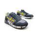 Унисекс кроссовки Premiata Textile/Suede Grey/Yellow Logo