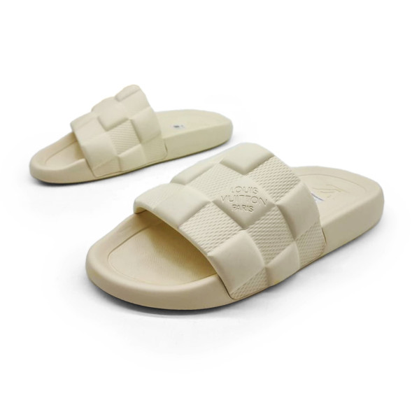 Унисекс шлепки Louis Vuitton Flip-flops White