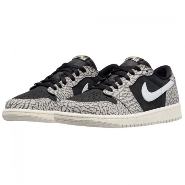 Унисекс кроссовки Nike Air Jordan 1 Low OG Black Cement