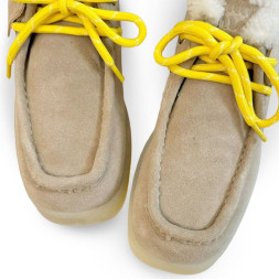 Miu-Miu Chukka Platform Sand