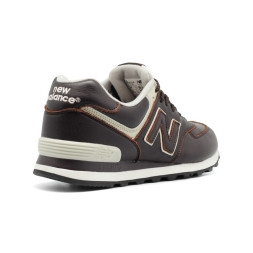 New Balance Мужские 574 Leather Brown
