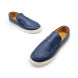 Унисекс мокасины Brunello Cucinelli Navy Leather