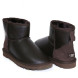 Женские мини угги Mini Metallic Chocolate