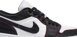 Женские кроссовки Nike Wmns Air Jordan 1 Low SE Utility 'White Black Red'