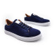Унисекс кроссовки Brunello Cucinelli Navy Textille