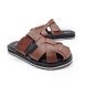 Мужские сандалии Dior Flip-flop Leather Chocolate