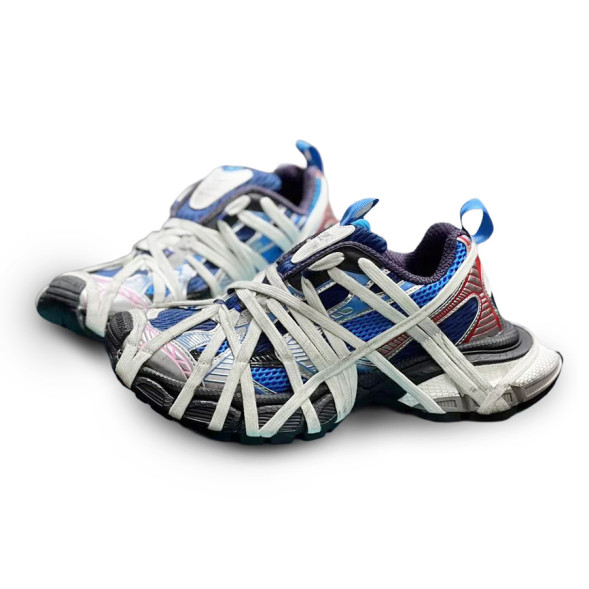 Женские кроссовки Balenciaga 3XL Extreme Lace Sneaker White/Red/Blue