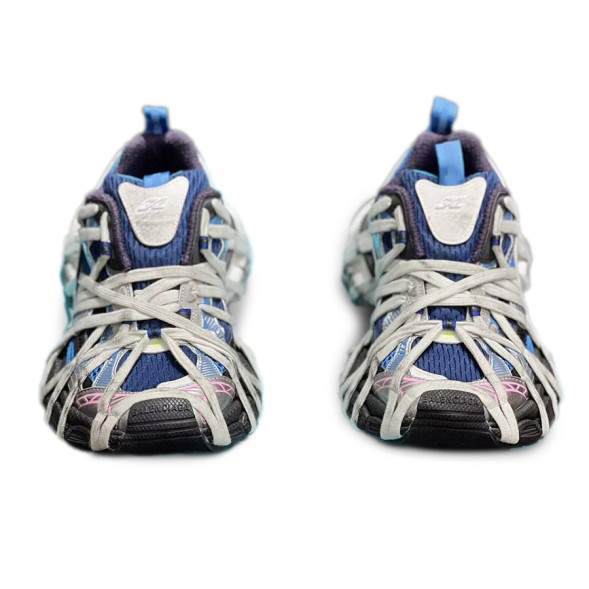 Женские кроссовки Balenciaga 3XL Extreme Lace Sneaker White/Red/Blue