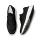 Мужские кроссовки Brunello Cucinelli Textile Run Black