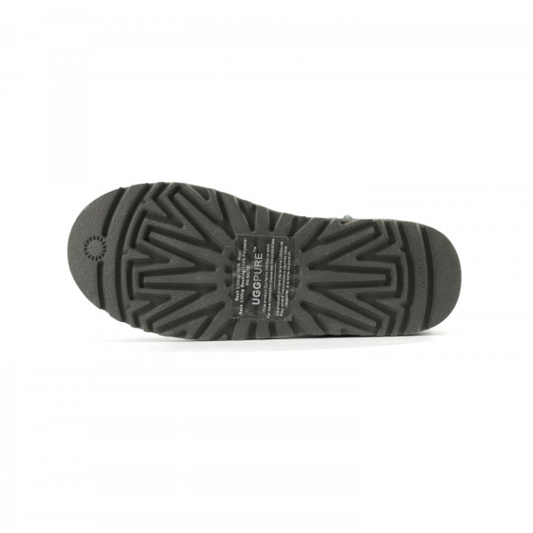 Женские мини угги Mini Metallic Grey