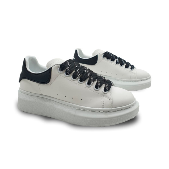 Женские кроссовки Alexander McQueen Luxe White/Black