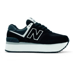 New Balance 574 Suede Black
