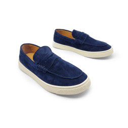 Brunello Cucinelli Suede Navy