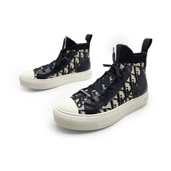 Унисекс кеды Dior Textile High Black
