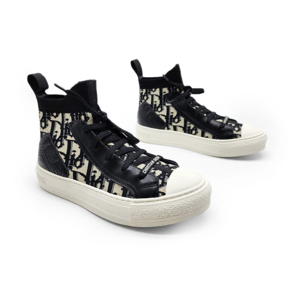 Унисекс кеды Dior Textile High Black