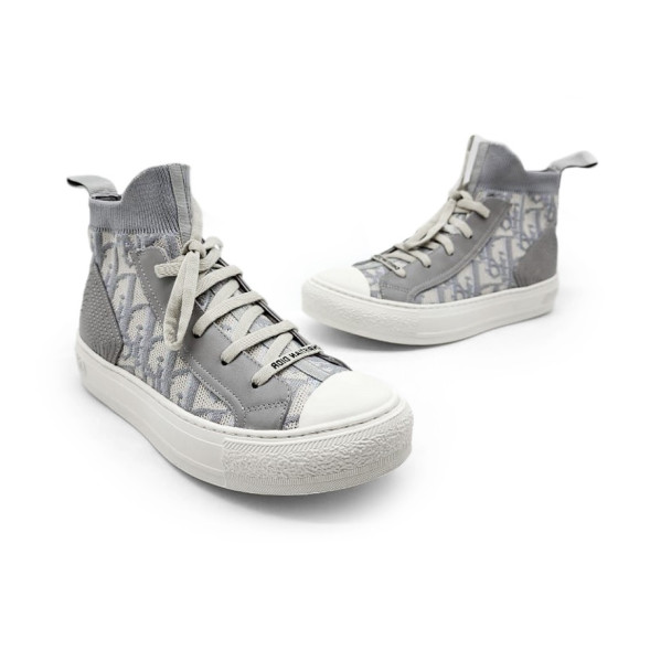 Унисекс кеды Dior Textile High Grey