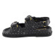 Женские босоножки Chanel Sandals Jeans Black
