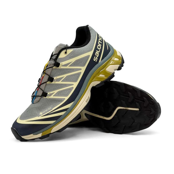 Мужские кроссовки Salomon XT-6 Gore-Tex Grey/Beige/Black