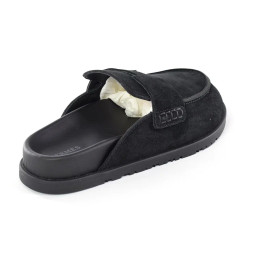 Hermes Slippers Black