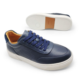 Hugo Boss Lace Slip-On Sneaker Navy