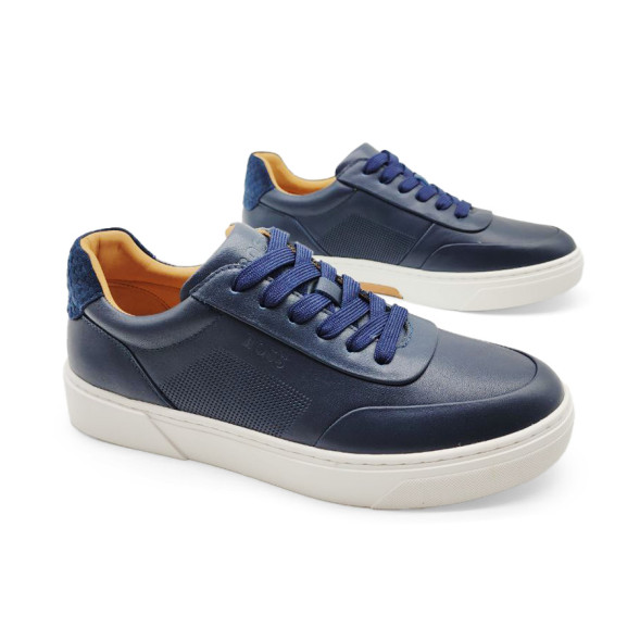Мужские кроссовки Hugo Boss Lace Slip-On Sneaker Navy