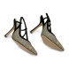 Женские туфли Dior Shoes Black/Beige