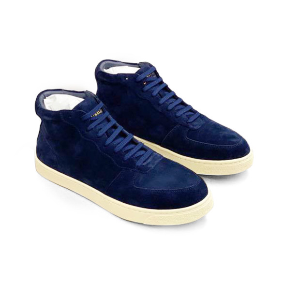 Унисекс кроссовки Brunello Cucinelli Sneaker Suede Navy