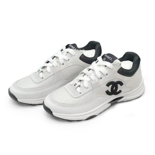 Женские кроссовки Chanel Low Top Trainer White