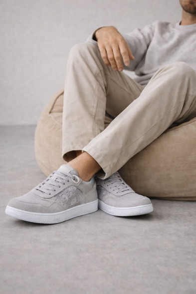 Мужские кроссовки Christian Dior Suede Grey