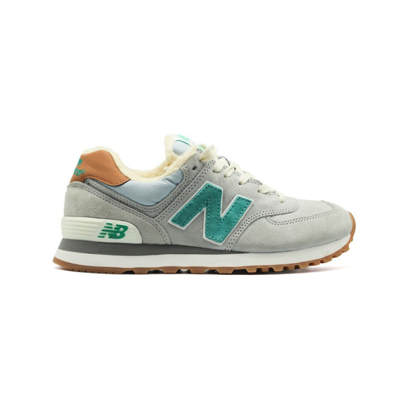 Женские зимние кроссовки New Balance 574 Cruisin Light Grey